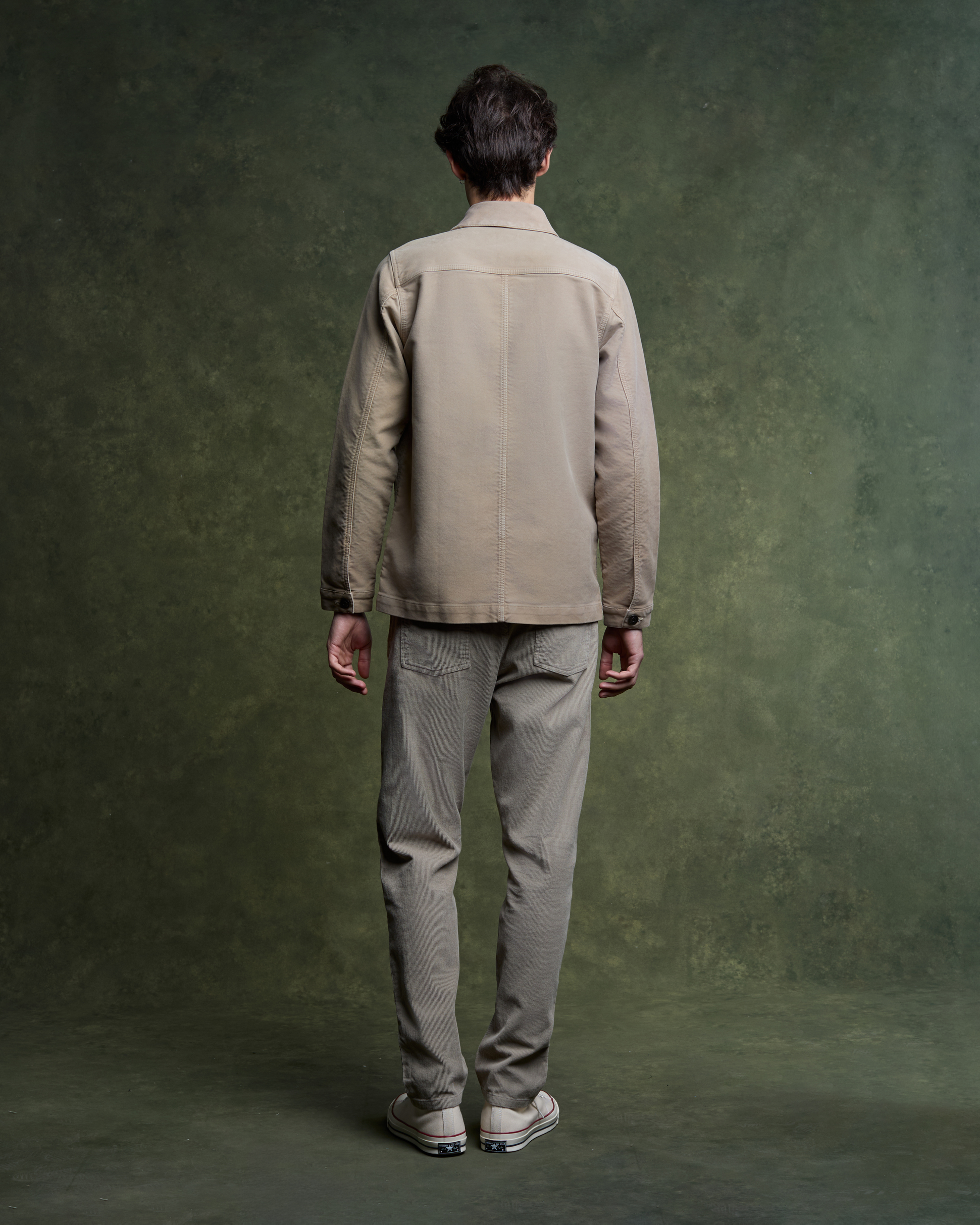 CLAUDEL Painter's jacket - Beige Cendre