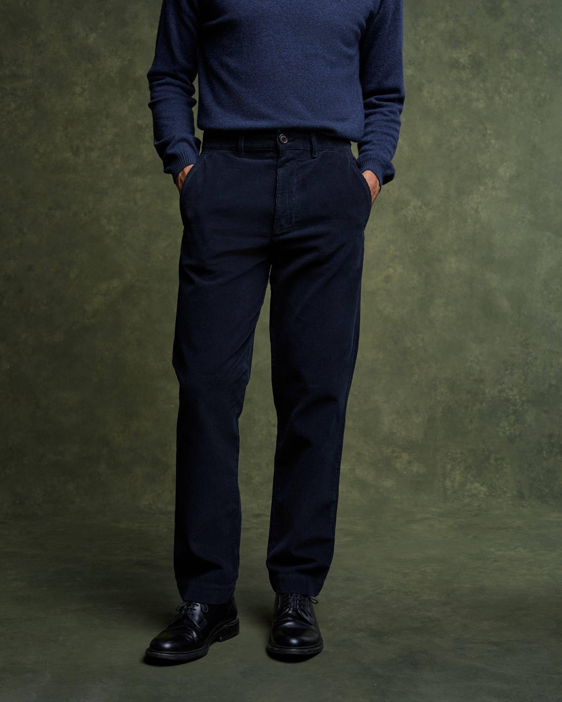 EMERSON Velvet Chino - Navy