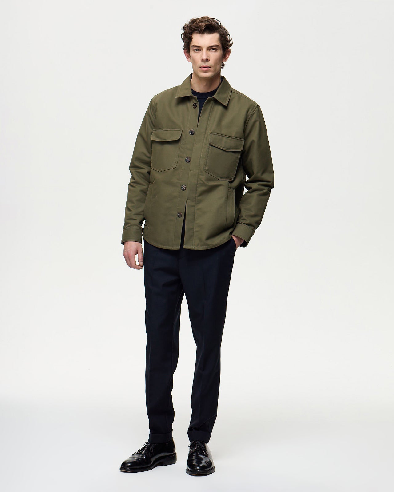 HUGO Overshirt Jacket - Khaki