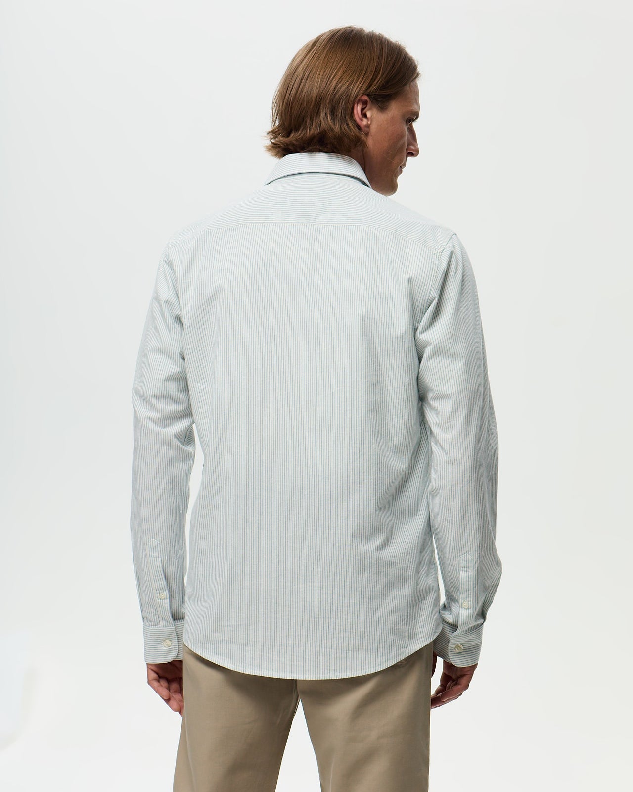 ROSIER Shirt – Ecru/Azure