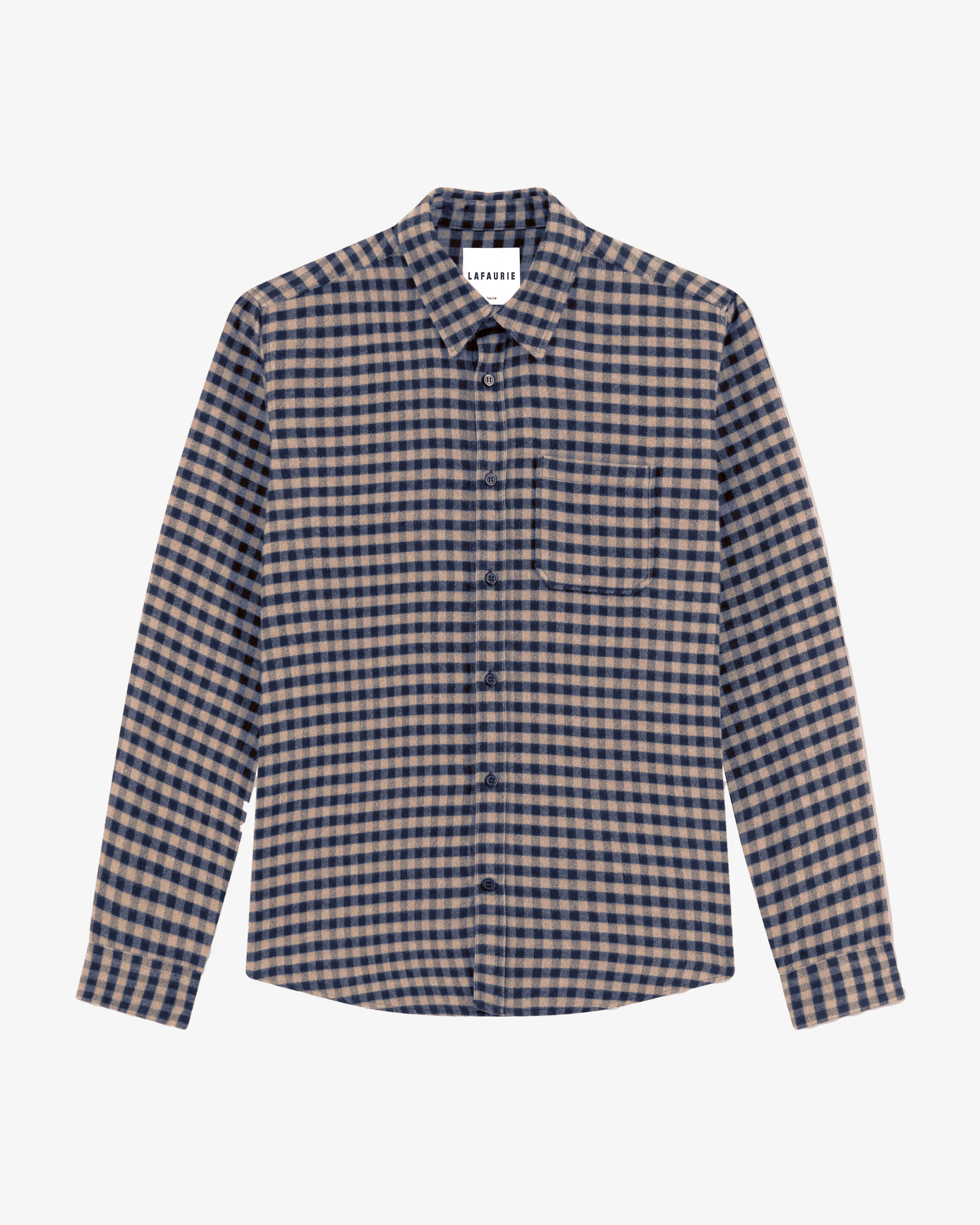 GORDES Shirt - Camel/Navy