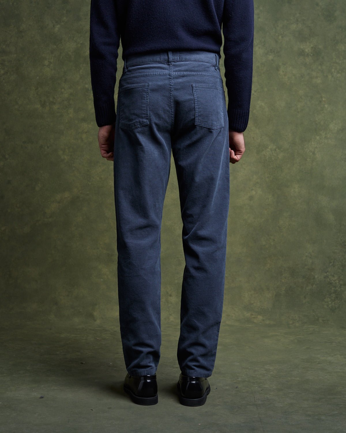 DEAN Velvet Pants - Bleu Orage