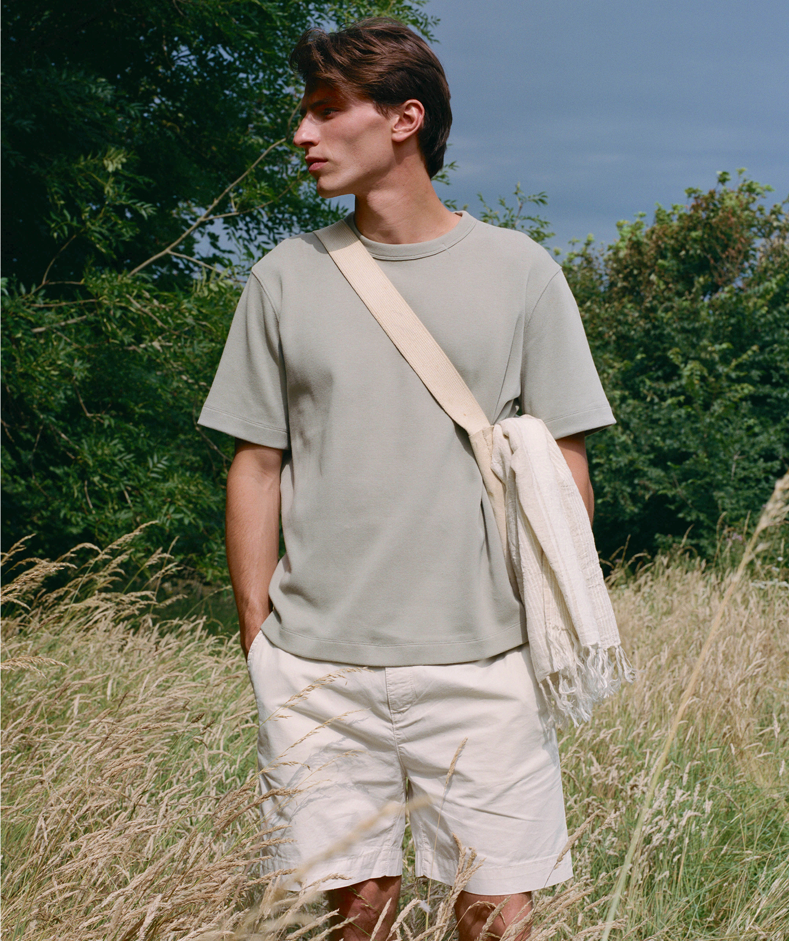 HOLBOX Milano T-shirt - Stone Beige