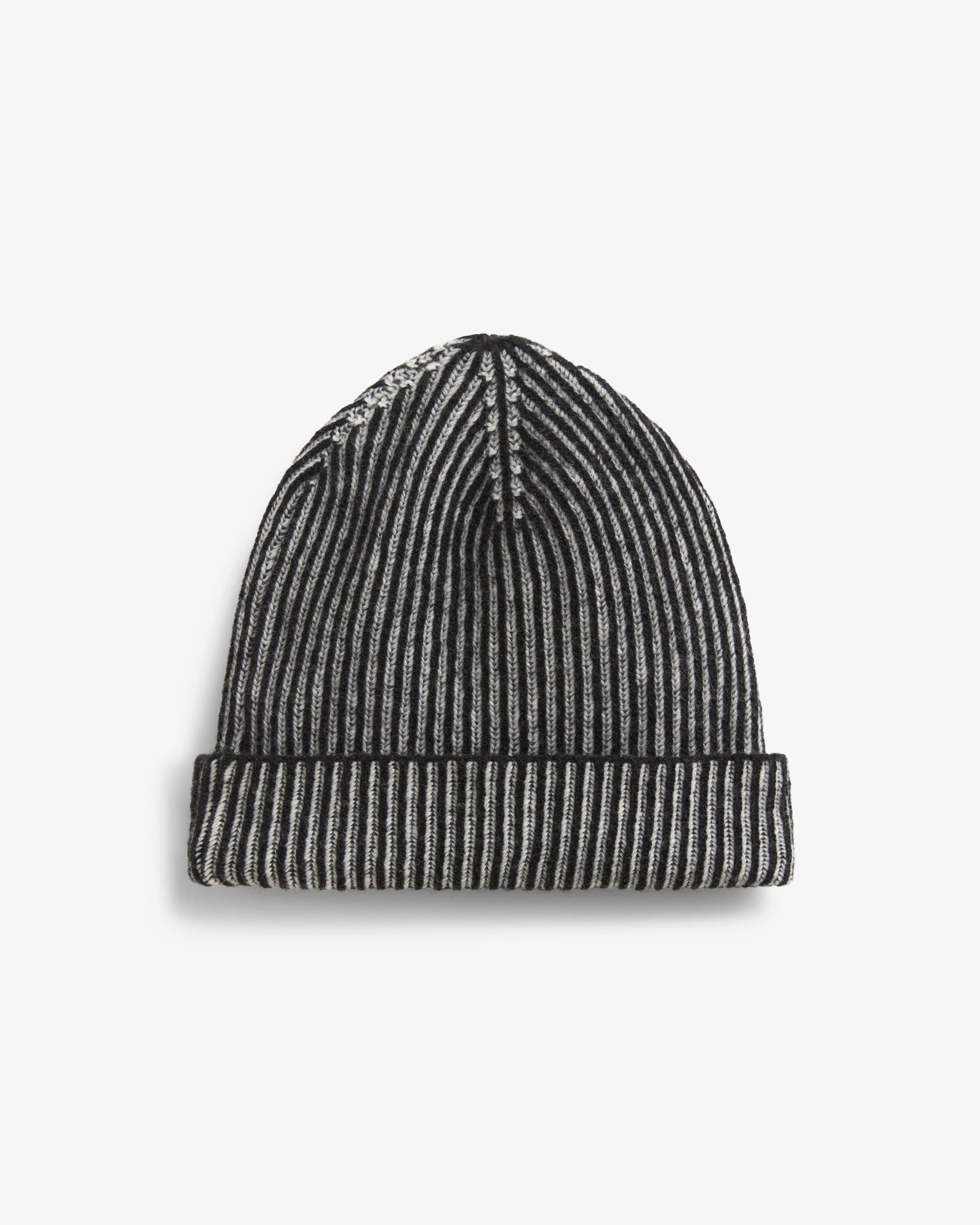 EVEN Marled Beanie – Navy/Ecru