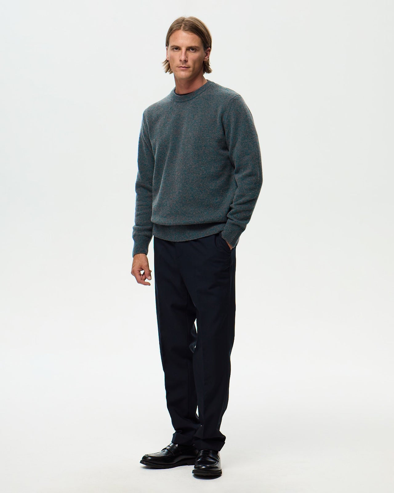 FABIO Sweater - Slate Blue