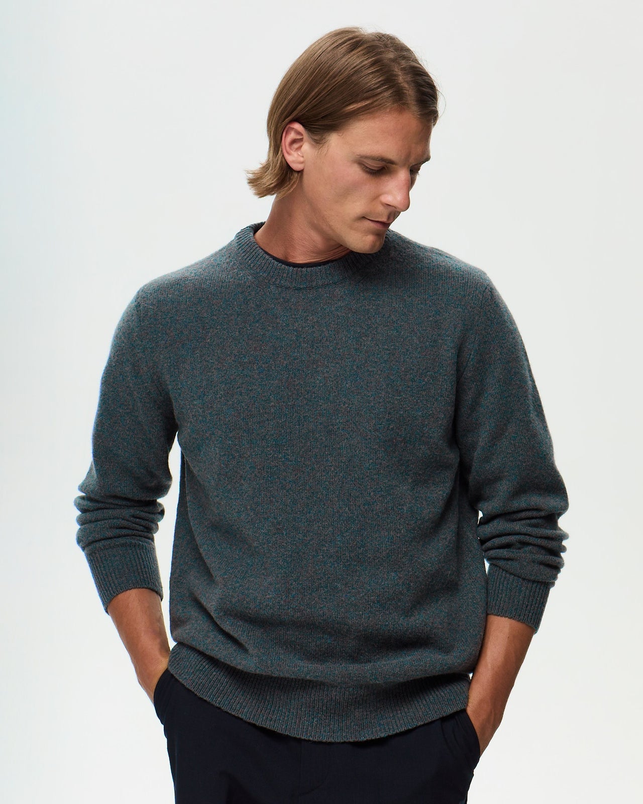 FABIO Sweater - Slate Blue