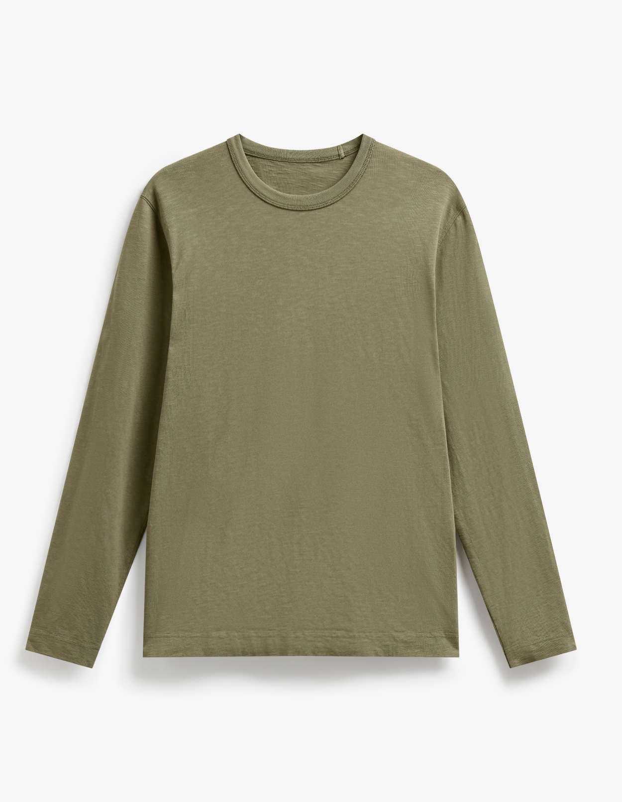 GARRET Slub T-shirt - Army Green