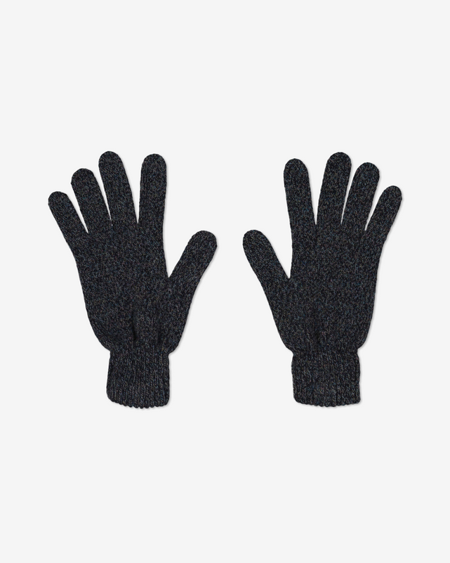 GIRAUD Marled Gloves - Bleu Denim