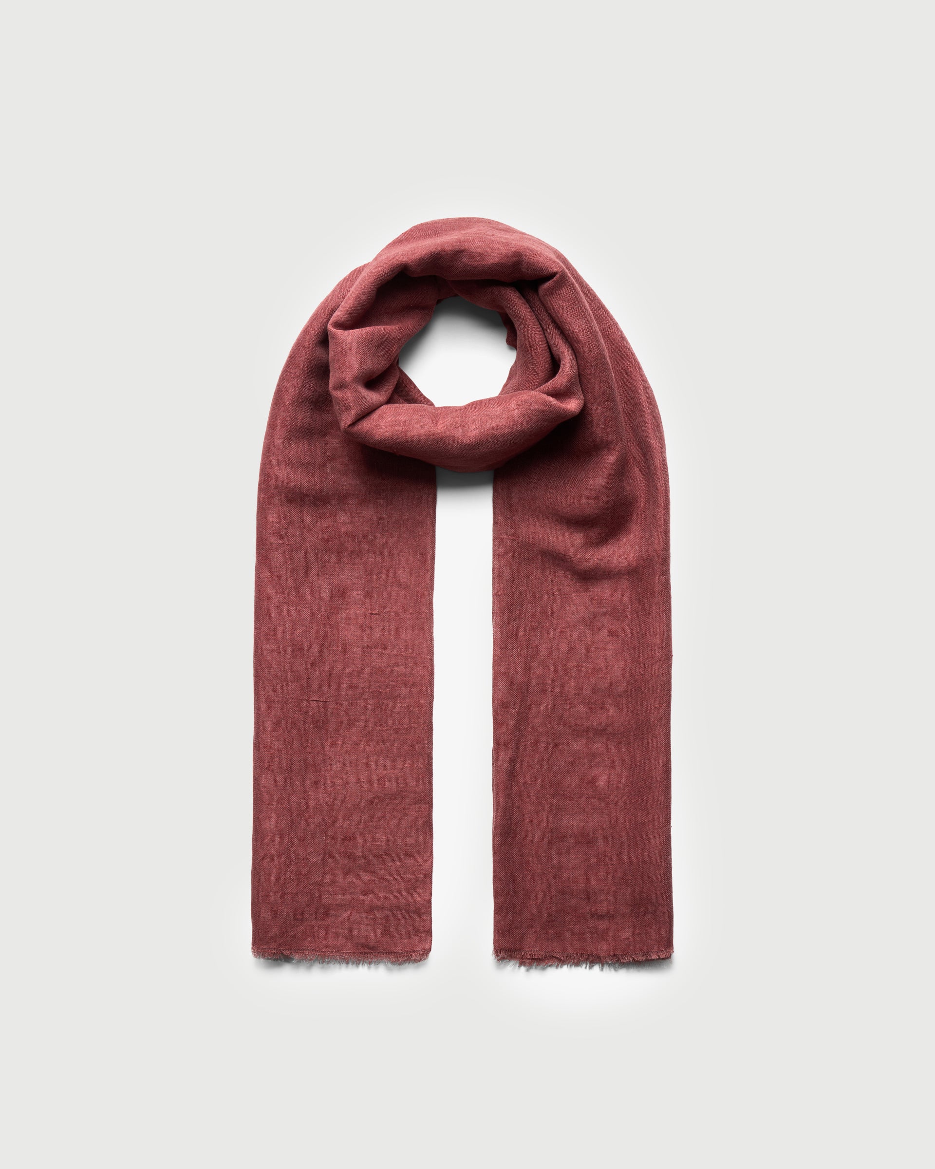 HEATON Scarf - Carmine Red