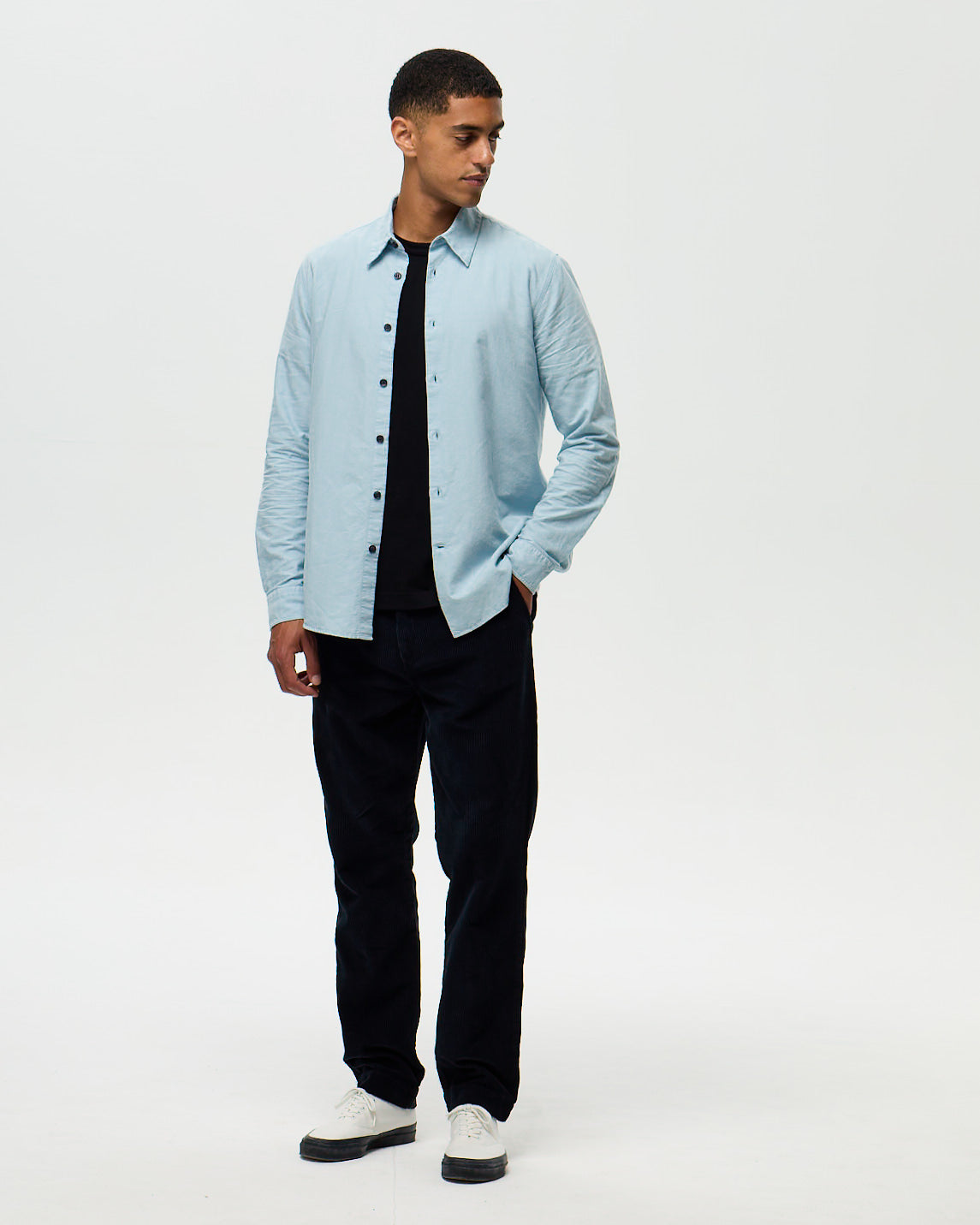 HUGUES Shirt – Azure Blue