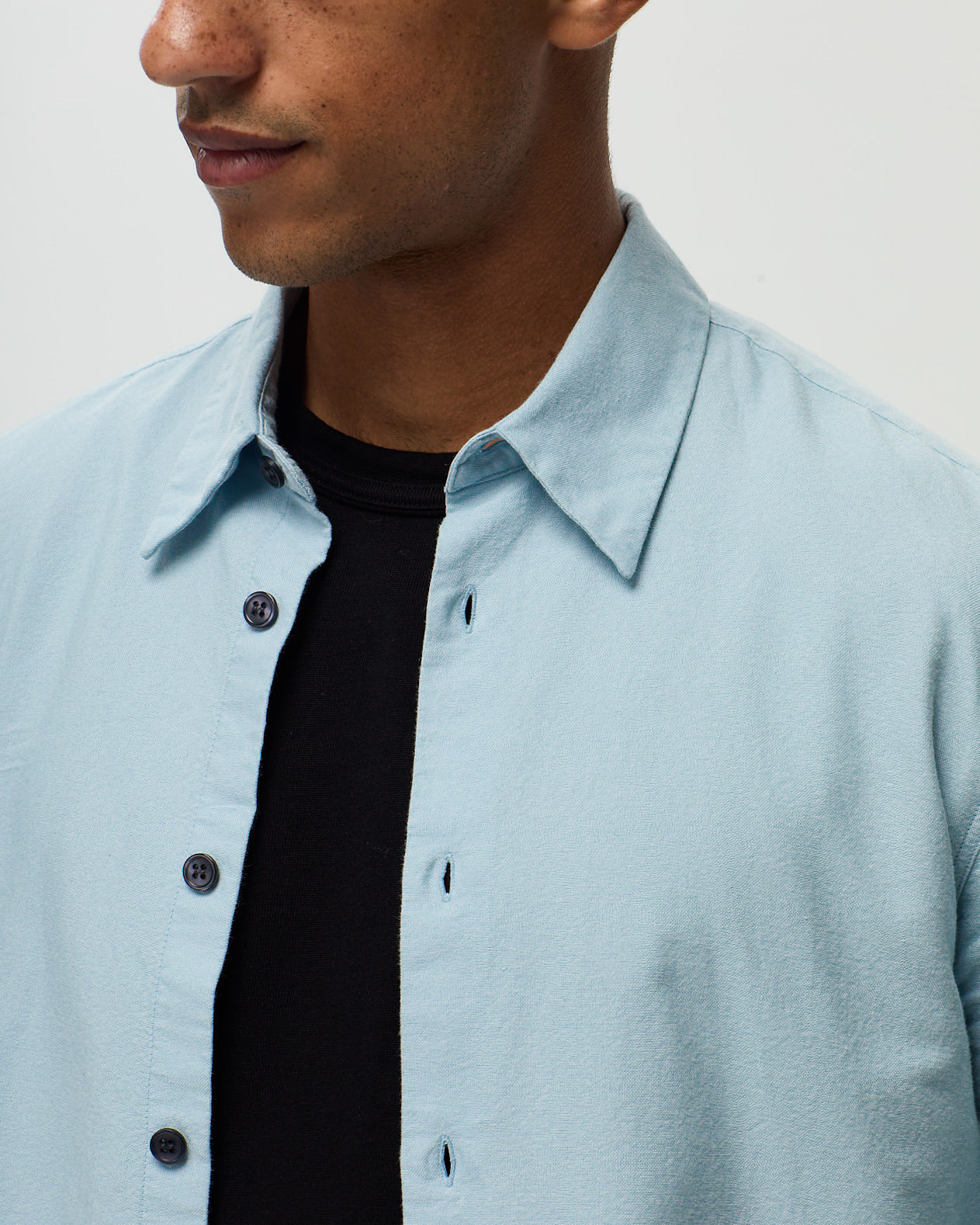 HUGUES Shirt – Azure Blue