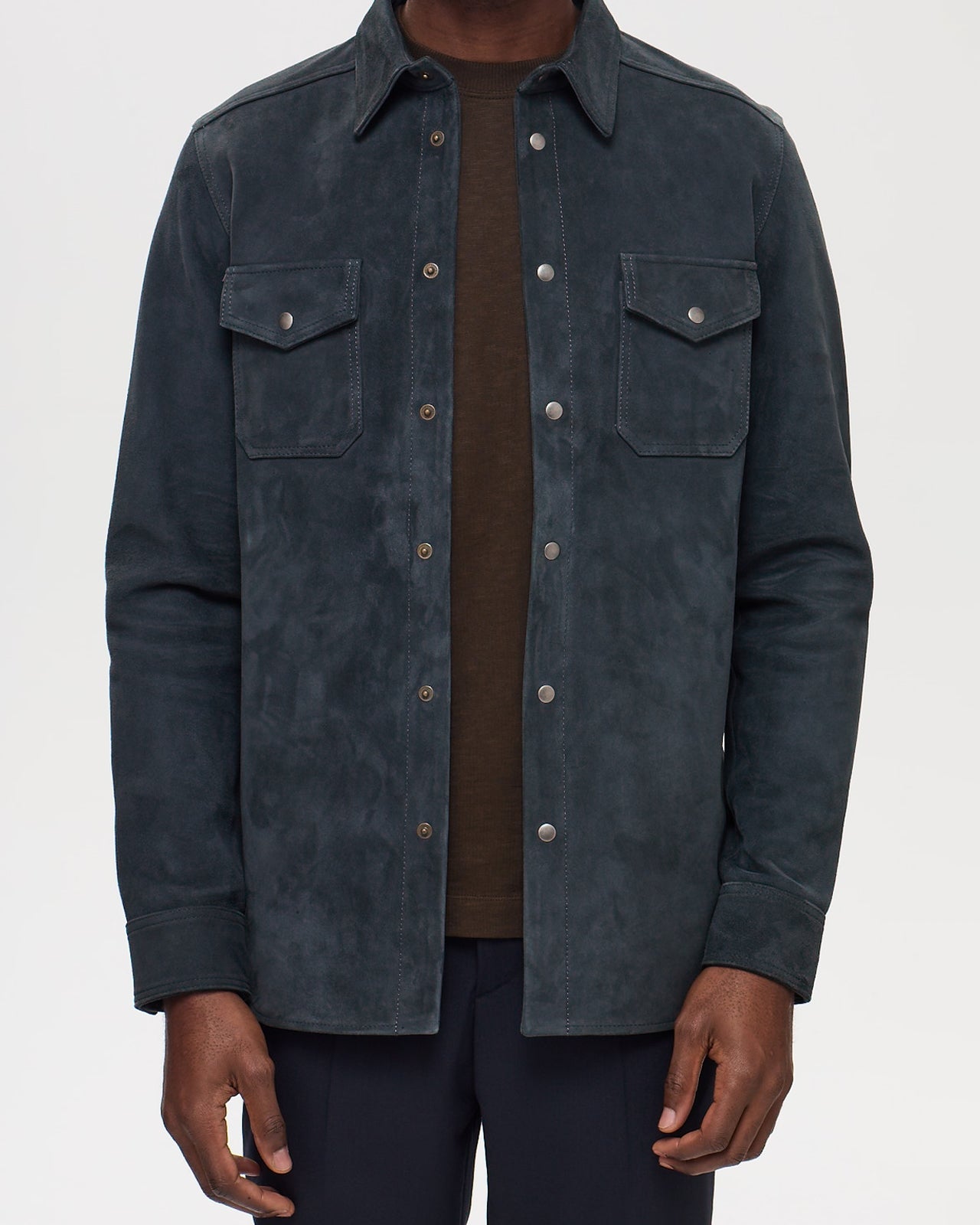 HILARIO Overshirt Jacket - Storm Blue