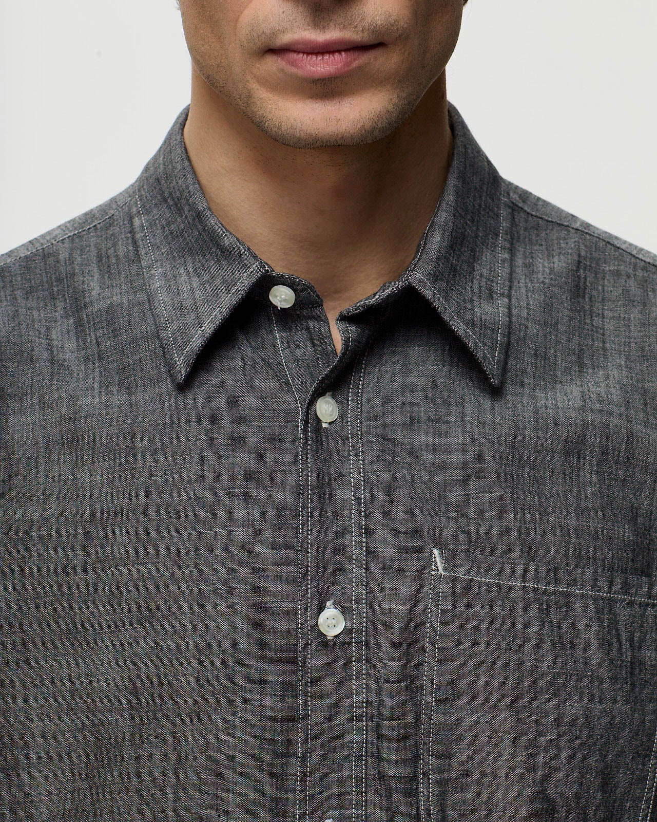 HANOI Shirt - Black Denim