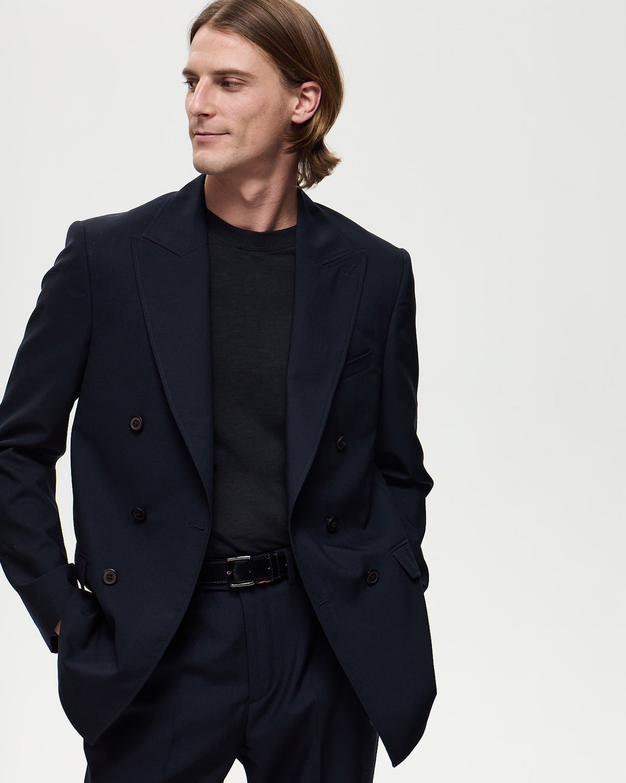 HADRIEN Suit Jacket - Dark Navy