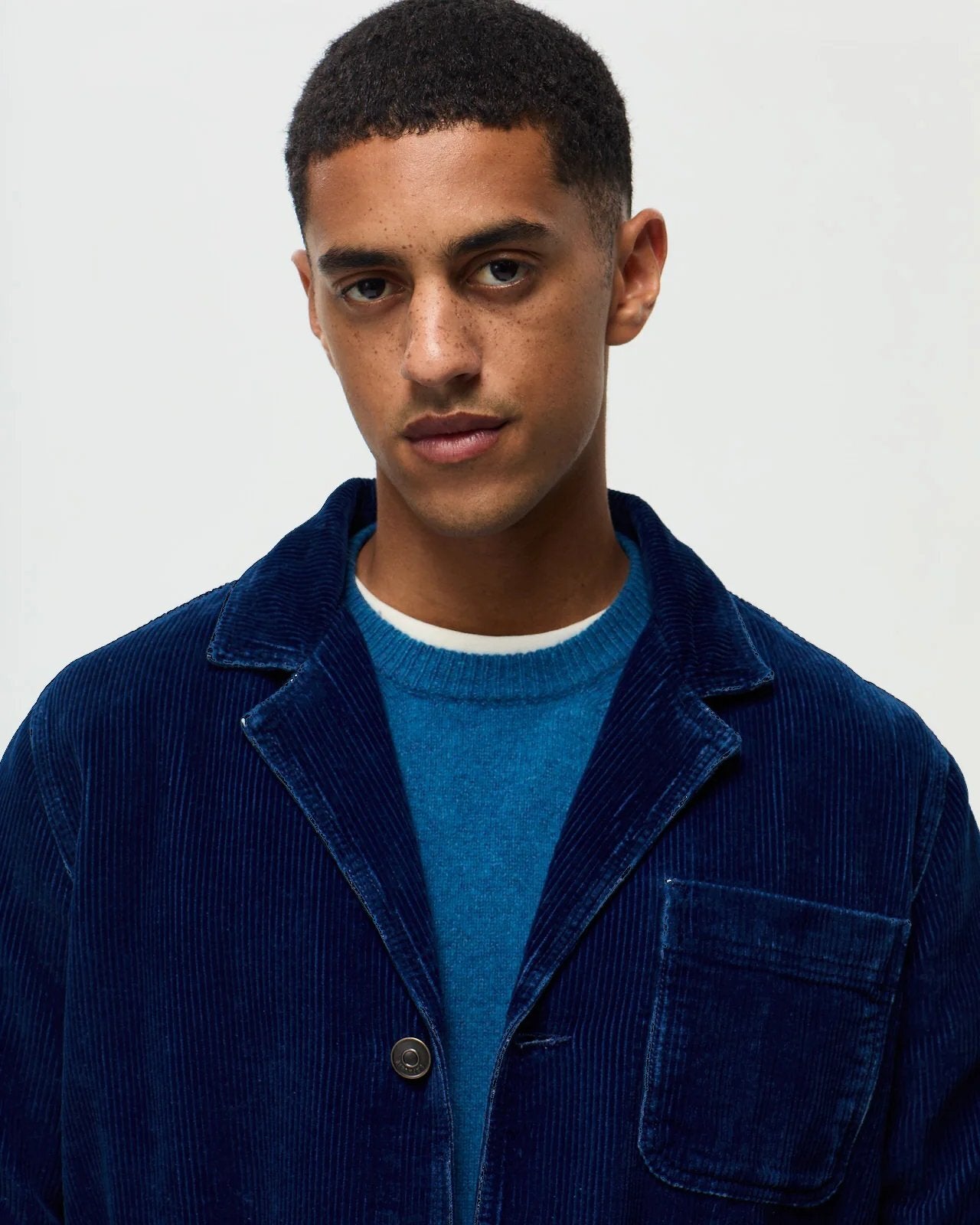 GEHRY Architect Corduroy Jacket – Medium Indigo