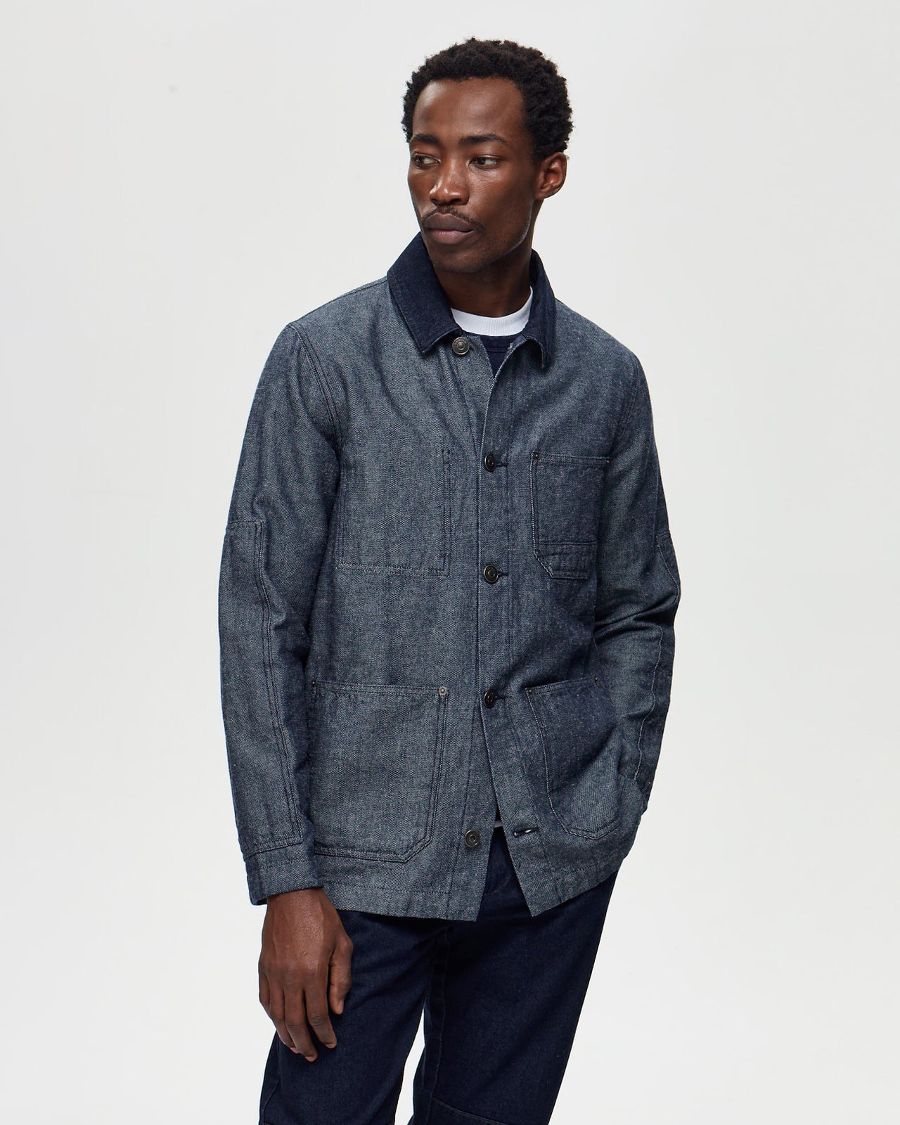 HOKUSAI Painter's Jacket - Rinsed Denim