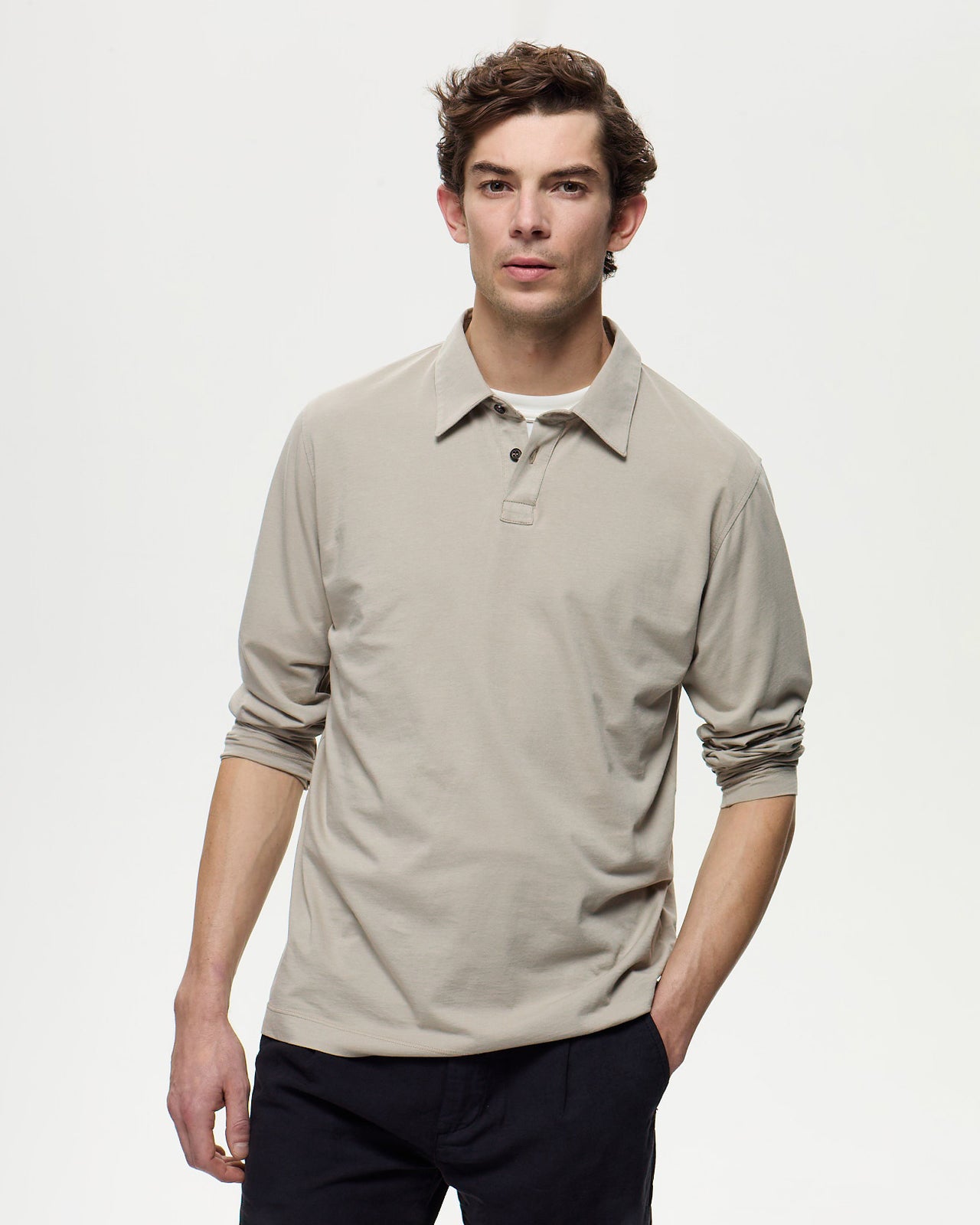 HARRY Polo - Taupe Beige