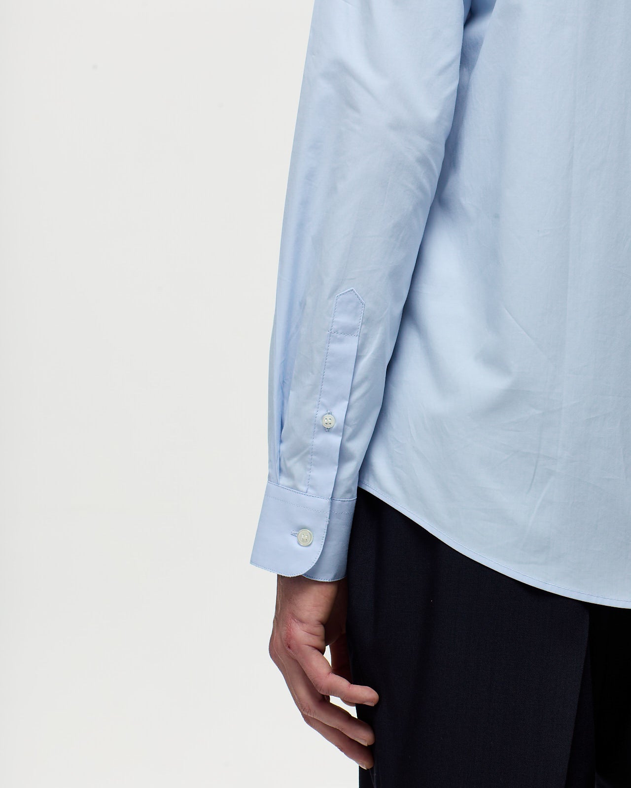 POPELINE Shirt - Azure Blue