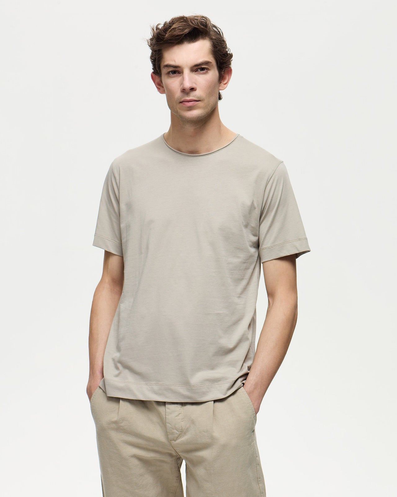 BASILE T-Shirt - Taupe Beige