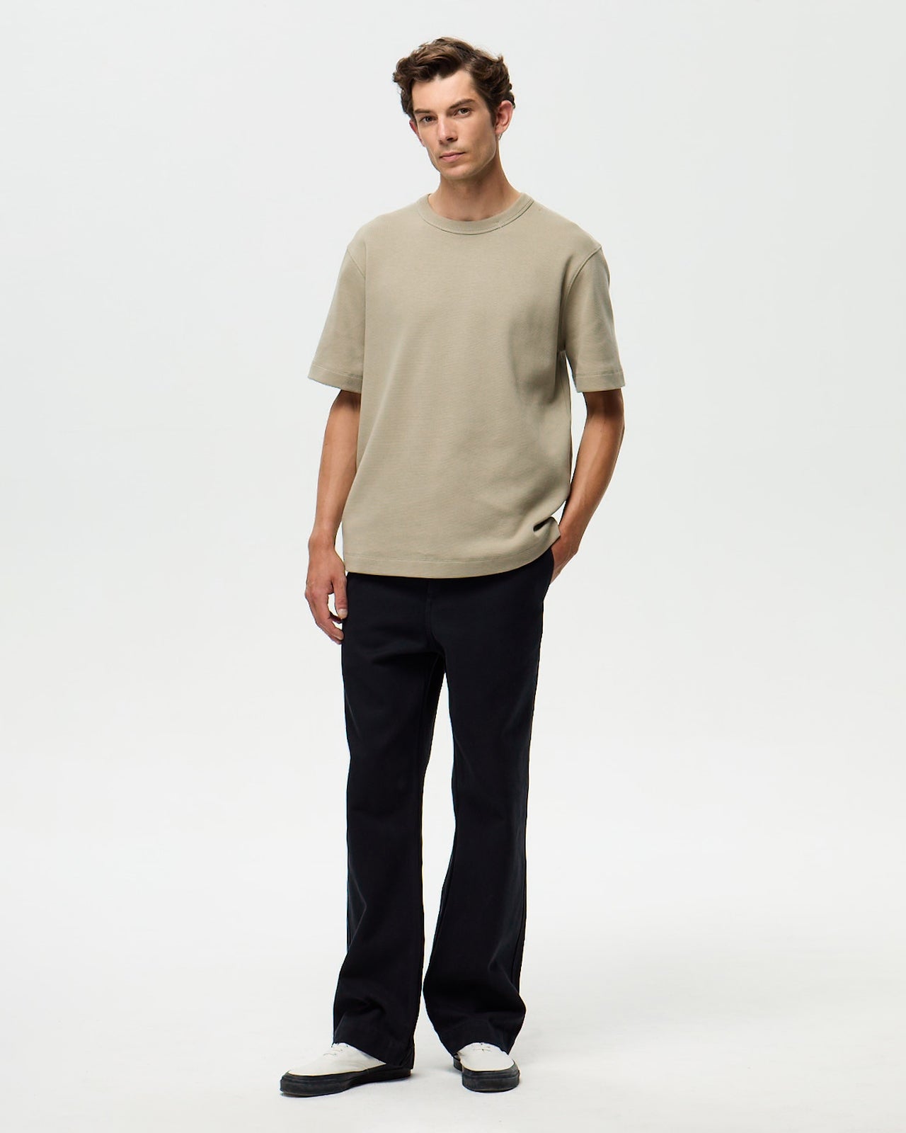 HOLBOX Milano T-shirt - Stone Beige