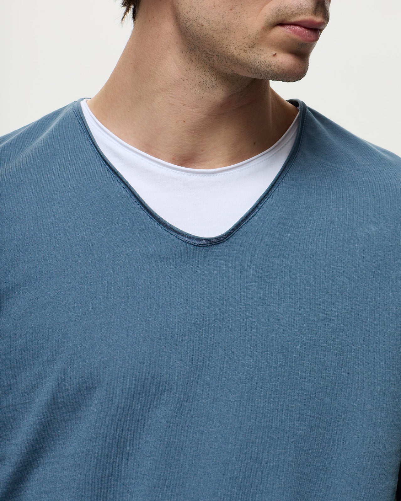 HALLUIN Long-Sleeve T-Shirt - Storm Blue